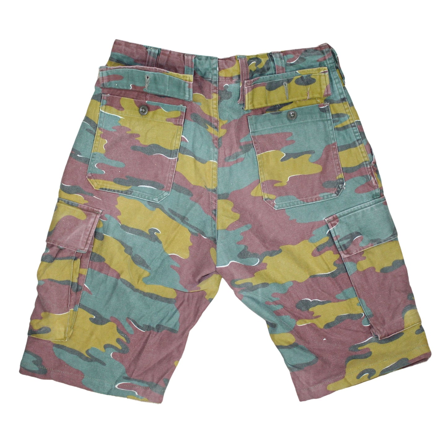 Belgian army camouflaged shorts