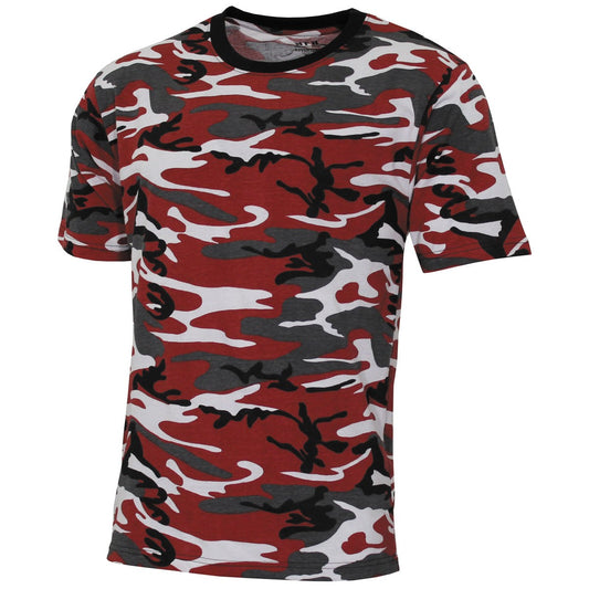 T-shirt Streetstyle - Urbain rouge