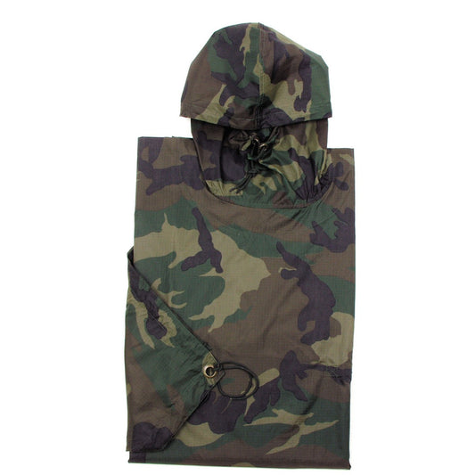 Poncho US Ripstop - Woodland